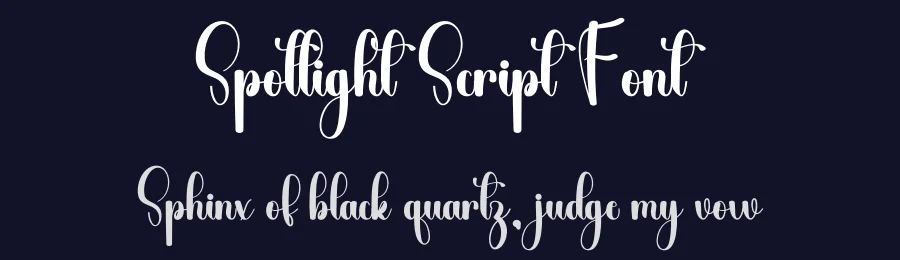 Spotlight Script Font by freshtypeink — Script Handwritten Font — thumbnail 2