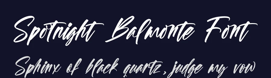 Spotnight Balmonte Font by stylishtype.co — Script Handwritten Font — thumbnail 2