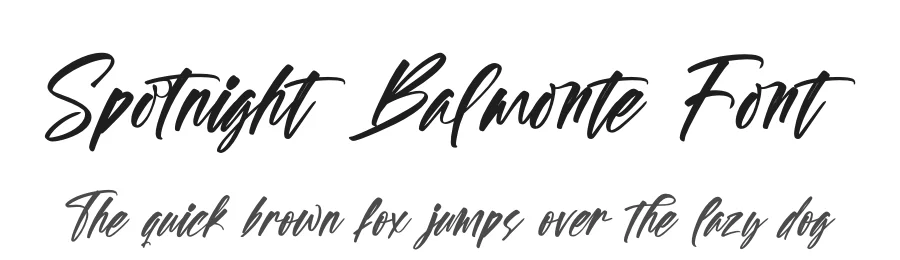 Spotnight Balmonte Font by stylishtype.co — Script Handwritten Font