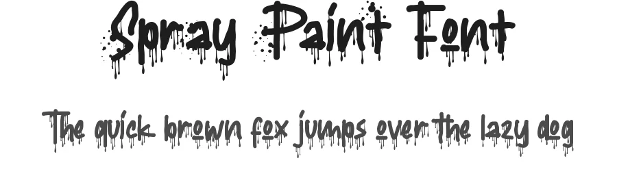 Spray Paint Font by nihstudio — Display Font