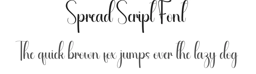 Spread Script Font by andikastudio — Script Handwritten Font