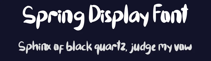 Spring Display Font by Yoga Letter — Display Font — thumbnail 2