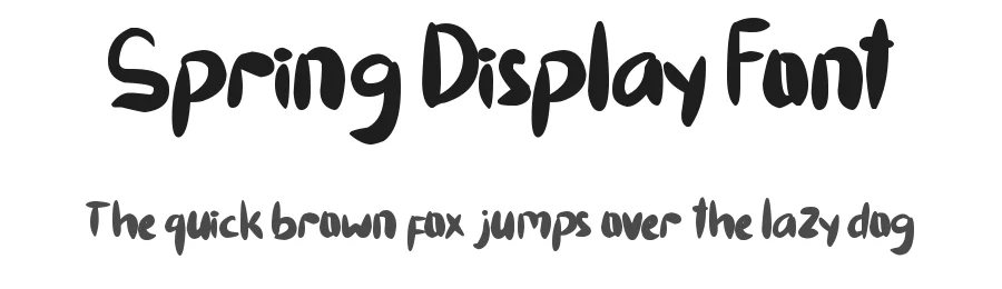 Spring Display Font by Yoga Letter — Display Font