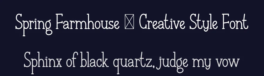 Spring Farmhouse – Creative Style Font by freshtypeink — Display Font — thumbnail 2