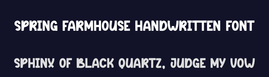 Spring Farmhouse Handwritten Font by andikastudio — Display Font — thumbnail 2