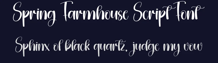 Spring Farmhouse Script Font by creativeletter — Script Handwritten Font — thumbnail 2