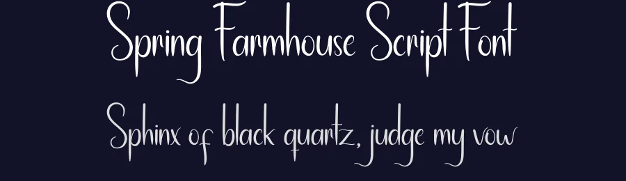 Spring Farmhouse Script Font by andikastudio — Script Handwritten Font — thumbnail 2