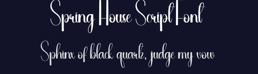 Spring House Script Font by andikastudio — Script Handwritten Font — thumbnail 2