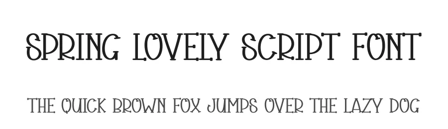 Spring Lovely Script Font by andikastudio — Script Handwritten Font