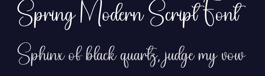 Spring Modern Script Font by creativeletter — Script Handwritten Font — thumbnail 2