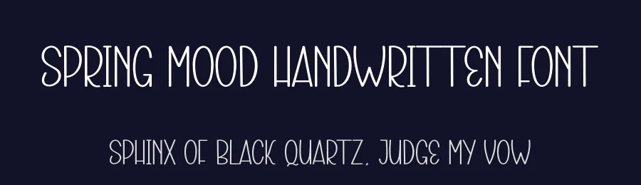 Spring Mood Handwritten Font by andikastudio — Display Font — thumbnail 2