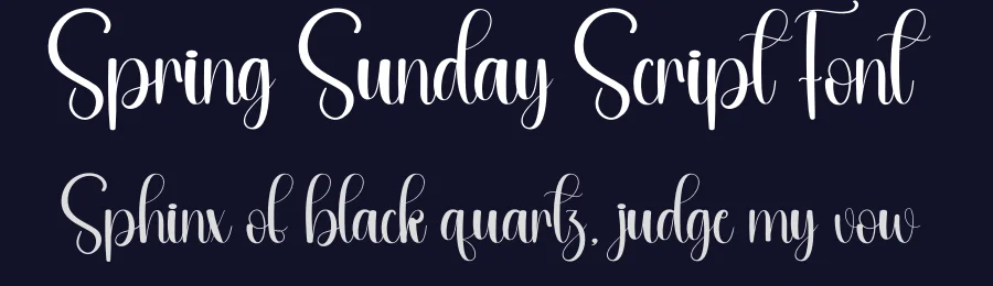 Spring Sunday Script Font by andikastudio — Script Handwritten Font — thumbnail 2