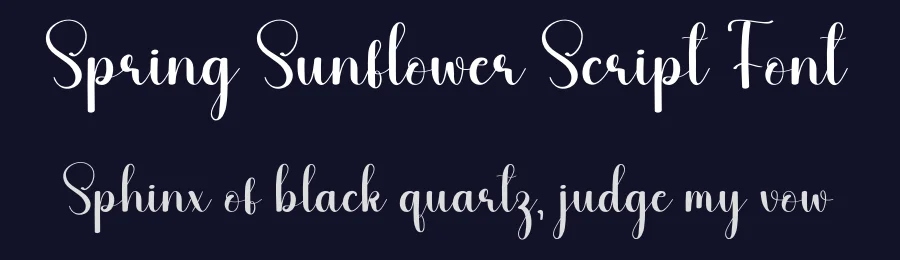 Spring Sunflower Script Font by andikastudio — Script Handwritten Font — thumbnail 2