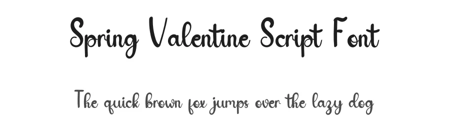 Spring Valentine Script Font by inermediaSTUDIO — Script Handwritten Font