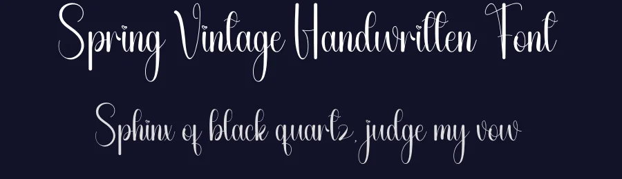 Spring Vintage Handwritten Font by andikastudio — Script Handwritten Font — thumbnail 2