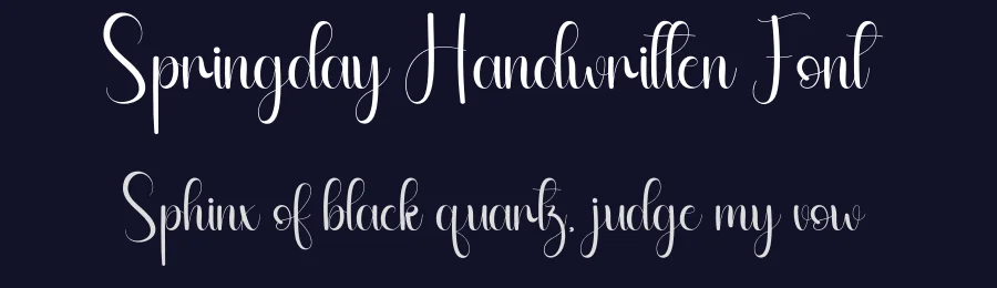 Springday Handwritten Font by andikastudio — Script Handwritten Font — thumbnail 2
