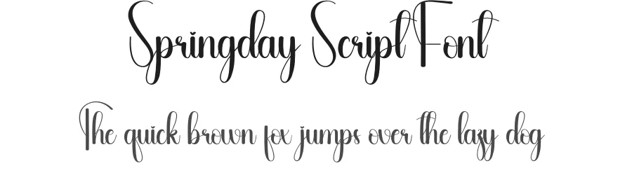 Springday Script Font by andikastudio — Script Handwritten Font