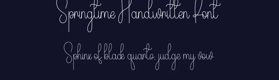 Springtime Handwritten Font by andikastudio — Script Handwritten Font — thumbnail 2