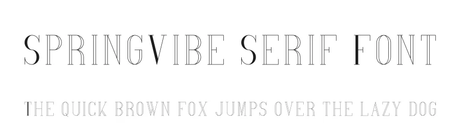 SpringVibe Serif Font by vp_creative_shop — Serif Font