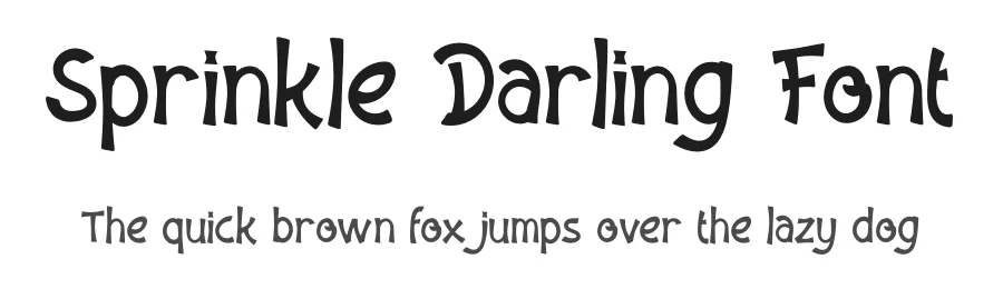 Sprinkle Darling Font by Storytype — Display Font