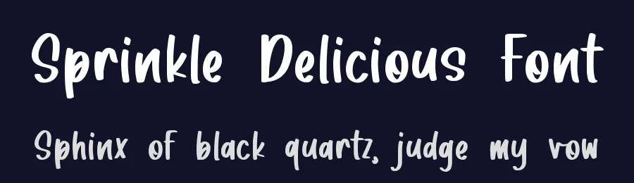 Sprinkle Delicious Font by qwrtype — Script Handwritten Font — thumbnail 2