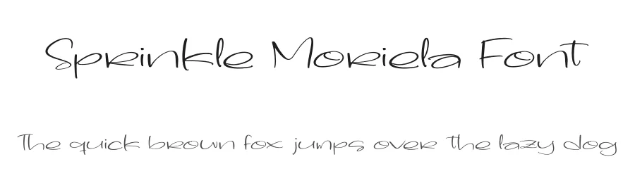 Sprinkle Moriela Font by letterfabric — Script Handwritten Font