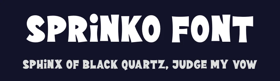 Sprinko Font by Lettersweet — Display Font — thumbnail 2