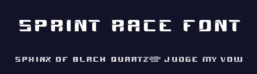 Sprint Race Font by noahtype — Display Font — thumbnail 2