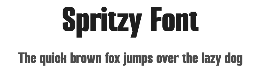 Spritzy Font by Almeera Studio — Sans Serif Font
