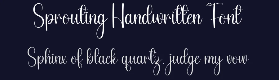 Sprouting Handwritten Font by andikastudio — Script Handwritten Font — thumbnail 2