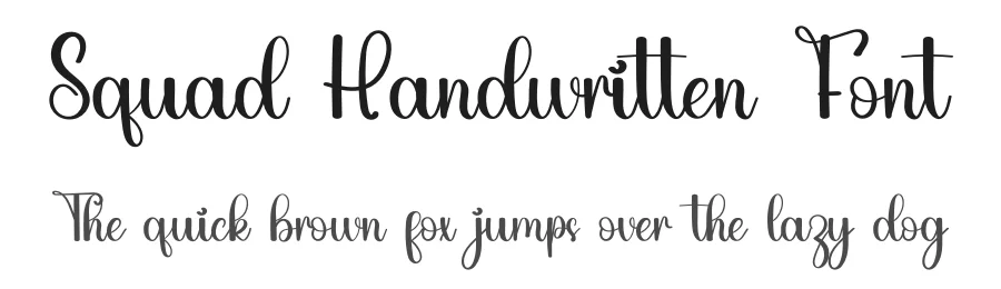Squad Handwritten Font by inermediaSTUDIO — Script Handwritten Font