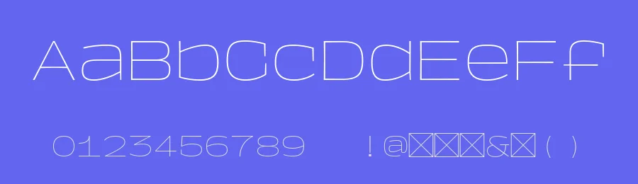 Square Mono Font Family by Raphael Lefeuvre — Sans Serif Font — thumbnail 3