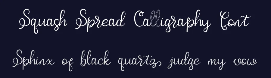 Squash Spread Calligraphy Font by Nuryanto Dwi — Script Handwritten Font — thumbnail 2