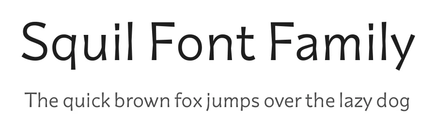 Squil Font Family by Black Foundry — Display Font