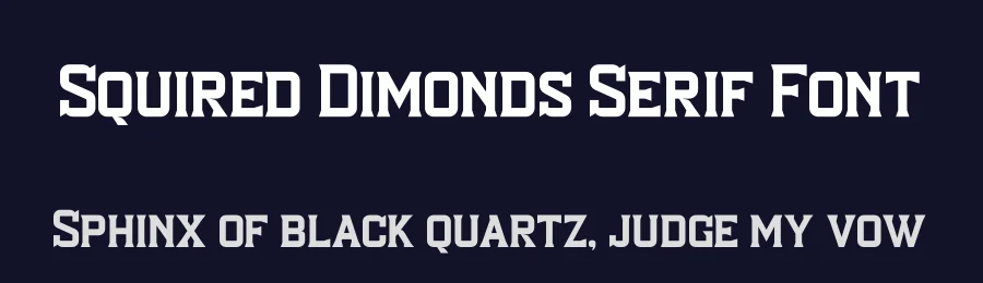Squired Dimonds Serif Font by Storytype — Serif Font — thumbnail 2