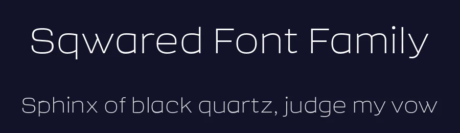 Sqwared Font Family by Paulo Goode — Sans Serif Font — thumbnail 2