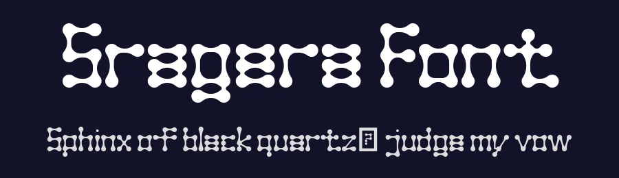 Sragera Font by ffeeaarr — Decorative Font — thumbnail 2