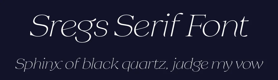 Sregs Serif Font by Propertype — Serif Font — thumbnail 2