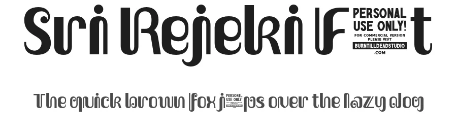 Sri Rejeki Font by burntilldead — Script Handwritten Font
