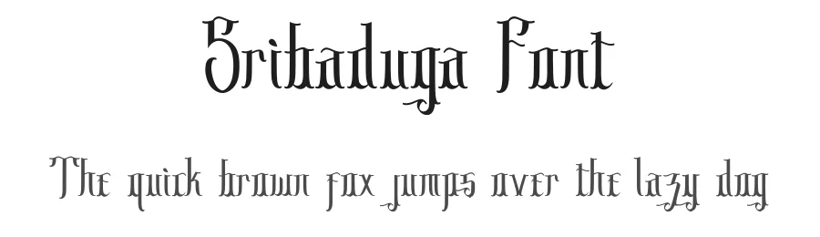 Sribaduga Font by Typeface — Display Font