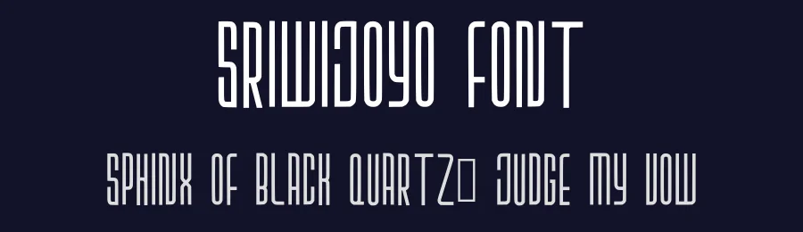 Sriwijoyo Font by klakonstudio — Display Font — thumbnail 2