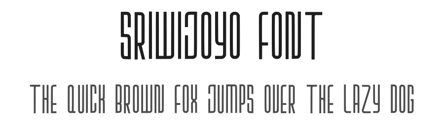 Sriwijoyo Font by klakonstudio — Display Font