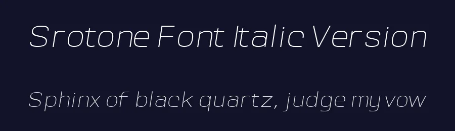 Srotone Font Italic Version by glyphminds.studios — Decorative Font — thumbnail 2