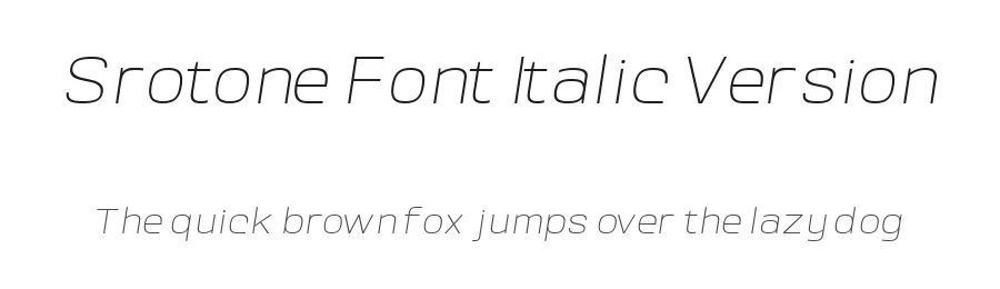 Srotone Font Italic Version by glyphminds.studios — Decorative Font
