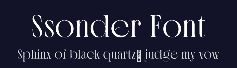 Ssonder Font by Type of Feeling — Serif Font — thumbnail 2