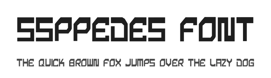 Ssppedes Font by hayoyuka8 — Display Font