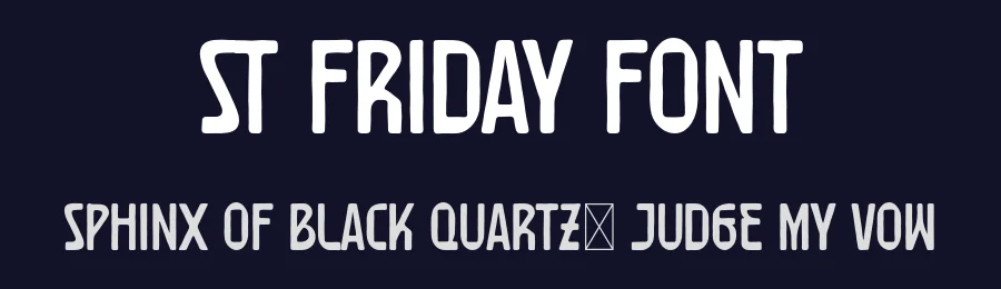 ST Friday Font by Studio Type it Easy — Script Handwritten Font — thumbnail 2