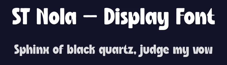 ST Nola – Display Font by Studio Type it Easy — Display Font — thumbnail 2
