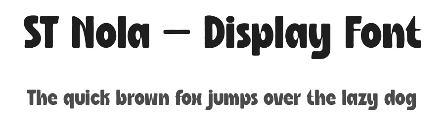 ST Nola β Display Font by Studio Type it Easy β Display Font
