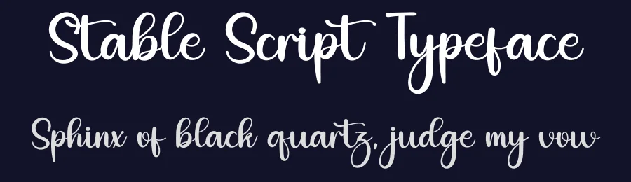 Stable Script Typeface by inermediaSTUDIO — Script Handwritten Font — thumbnail 2